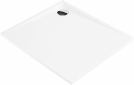 Cadita dus dreptunghiulara alba 80x90 cm Kerria Plus, Deante