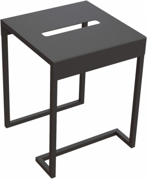 Suport accesorii baie freestanding negru Deante, Mokko