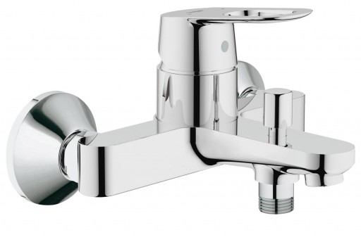 Baterie baie cada Grohe Bauloop,montare pe perete,crom-23341000