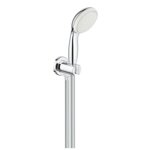 Set dus Grohe New Tempesta 100, 2 jeturi, cot iesire si suport para incluse-26406001