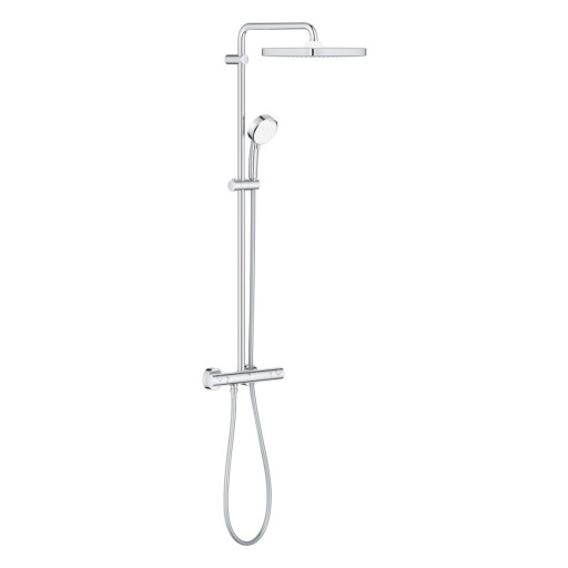 Coloana dus Grohe New Tempesta, palarie patrata, 25 cm, termostat,editie profesionala-26689000