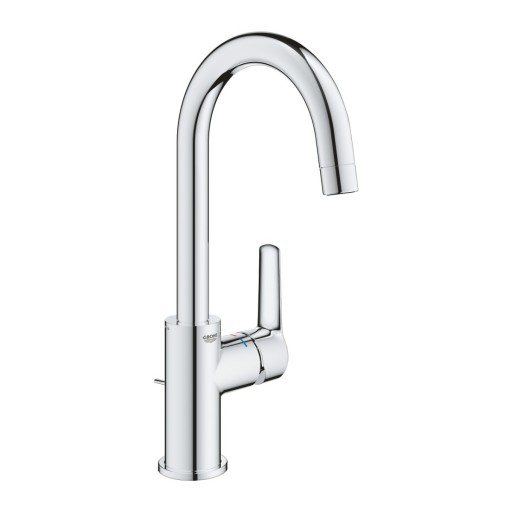 Baterie lavoar Grohe Start, marimea L, monocomanda, cartus ceramic, evacuare cu tija, pivotanta, crom - 23554002