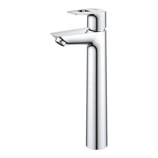 Baterie lavoar Grohe Bauloop, montare pe blat, crom, monocomanda, furtunuri flexibile-23764001