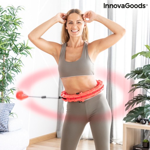 Cerc inteligent de fitness reglabil cu greutate Fittehoop InnovaGoods