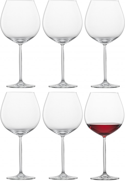 Set 6 pahare vin rosu Schott Zwiesel Diva Burgundy cristal Tritan 839ml