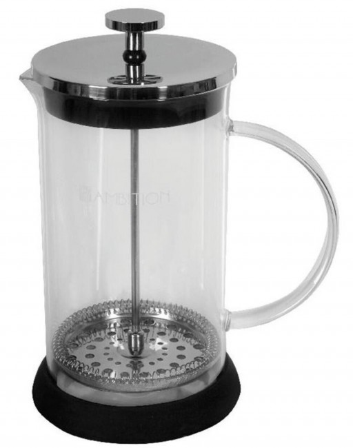 Cafetiera cu filtru inox Rafaella, Ambition, 1 L, sticla temperata