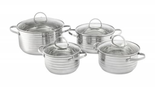 Set oale 8 piese Twin, Ambition, 16/18/20/24 cm, inox