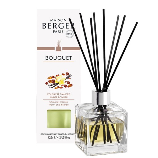 Difuzor parfum camera Maison Berger Bouquet Parfume Cube Poussiere d'Ambre 125ml