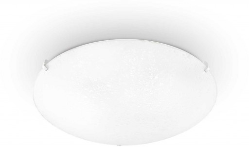 Plafoniera Ideal Lux Lana PL2 max 2x60W E27 d30cm alb