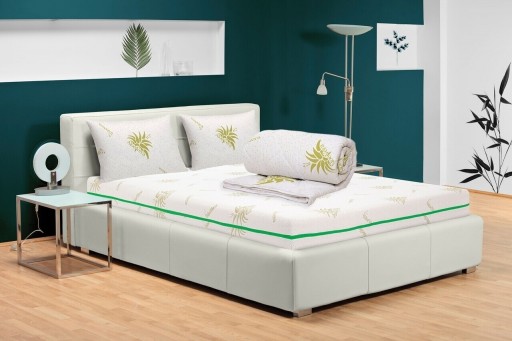 Pachet saltea Bedora Confort Relax Aloe Vera 160 x 200 cm + pilota + perne, spuma memory