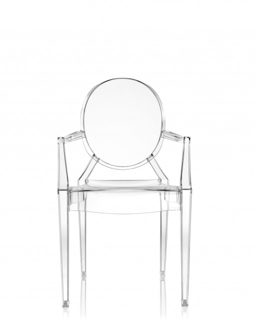 Set 2 scaune Kartell Louis Ghost design Philippe Starck transparent