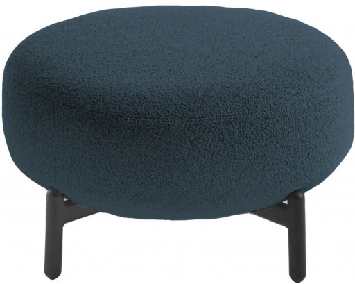 Pouf Kartell Lunam design Patricia Urquiola tapiterie Orsetto Albastru