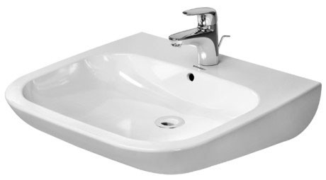 Lavoar pentru persoane cu dizabilitati Duravit D-Code Vital 60x56 cm alb