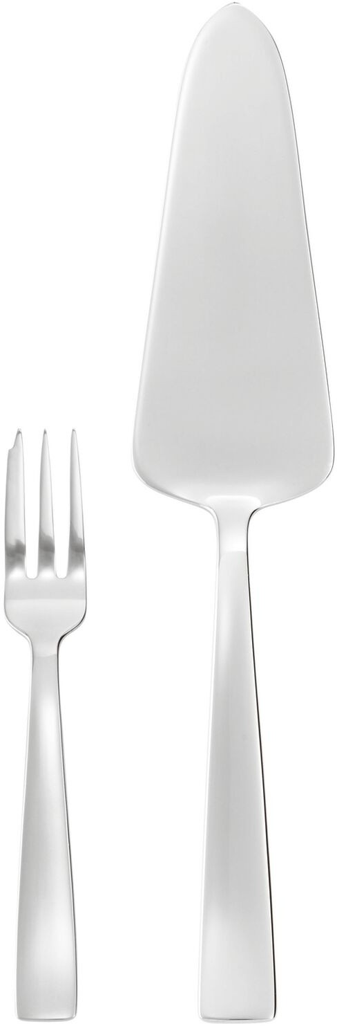 Set tacamuri desert Sambonet Gio Ponti 13 piese inox placat cu argint