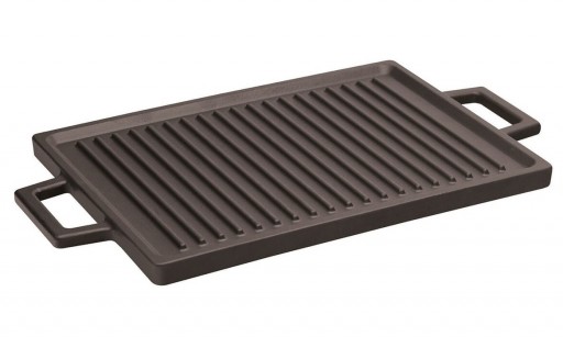 Tava gratar din fonta emailata Paderno Cast Iron 22x15cm negru