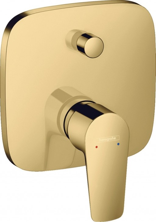 Baterie cada Hansgrohe Talis E cu montaj incastrat, polished gold optic - 71745990