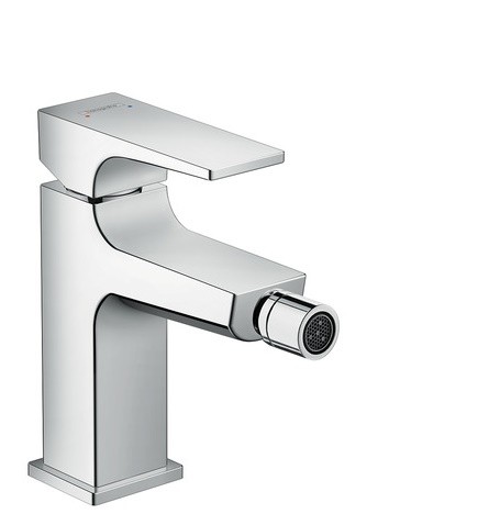 Baterie bideu Hansgrohe Metropol cu ventil push-open