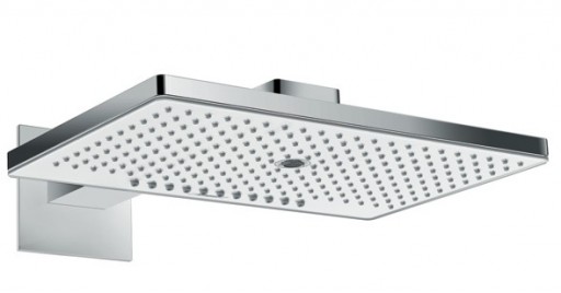 Palarie de dus Hansgrohe Rainmaker Select 460 3 jeturi cu brat de perete 460mm alb-crom