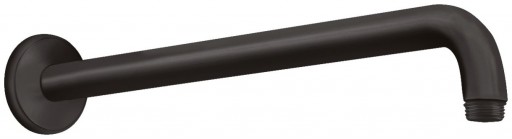 Brat de perete Hansgrohe 389 mm, negru mat - 27413670