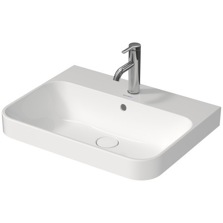 Lavoar Duravit Happy D.2 Plus 60x46cm montare pe mobilier Alb