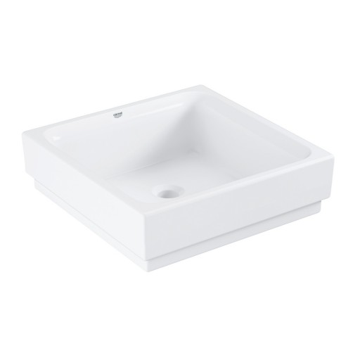 Lavoar Grohe Cube Ceramic 40x40, montare pe blat, alpine white - 3948200H