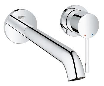 Baterie lavoar Grohe Essence New L din 2 elemente de perete montaj incastrat necesita corp ingropat