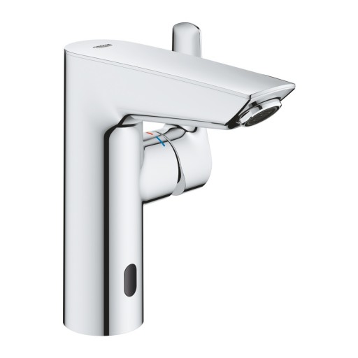 Baterie lavoar electronica Grohe Eurosmart,2 in 1 hybrid, 6 V, cu maner aparent, crom - 23975003