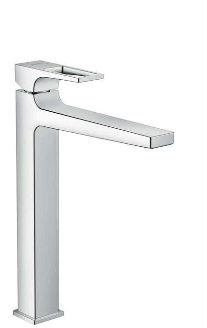 Baterie lavoar Hansgrohe Metropol 260 ventil push-open cu levier decupat pentru lavoar tip bol