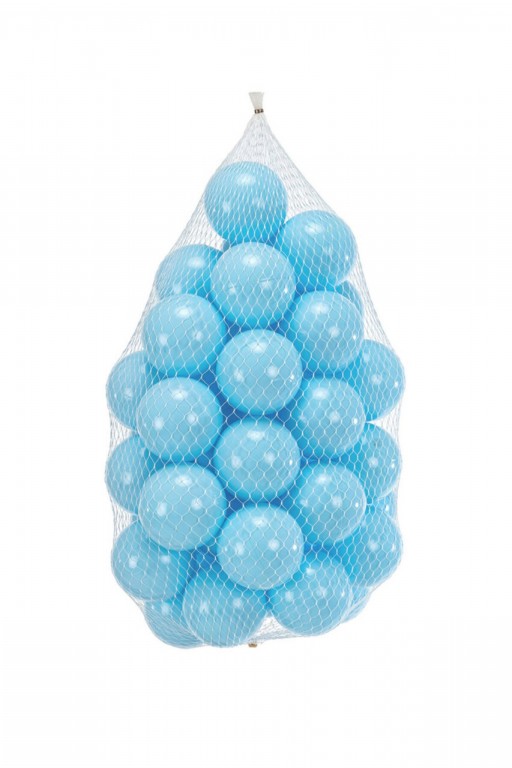 Bile pentru piscina copii, Bubble Pops 50, Plastic, Albastru