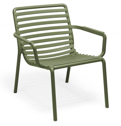 Scaun exterior Nardi Doga Relax verde agave