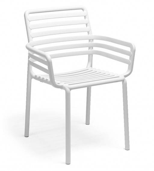 Scaun exterior Nardi Doga Armchair alb