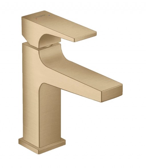 Baterie lavoar Hansgrohe Metropol 100 cu ventil Push-Open, brushed bronze - 32500140