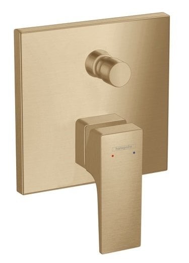 Baterie cada Hansgrohe Metropol, montaj incastrat, brushed bronze - 32545140