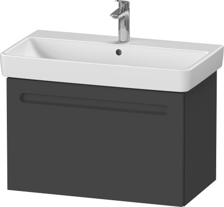 Dulap baza Duravit No.1 cu un sertar 74x42.6cm grafit mat décor