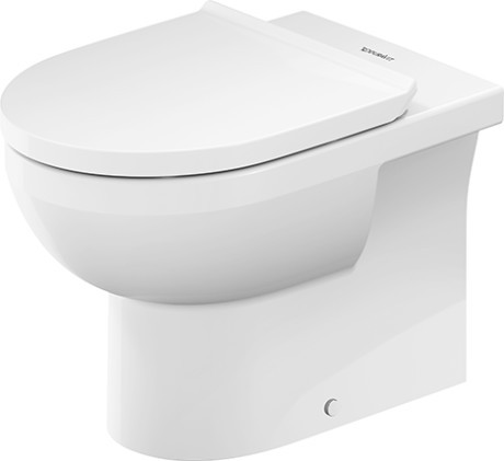 Vas wc Duravit No.1 Rimless back-to-wall HygieneGlaze 37x57mm alb