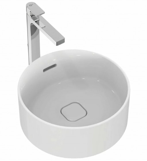 Lavoar tip bol Ideal Standard Strada II, 38x38cm, montare pe blat, alb - T292901