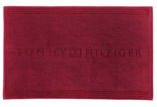 Covor de baie Tommy Hilfiger Plain 2 50x80cm Rosu