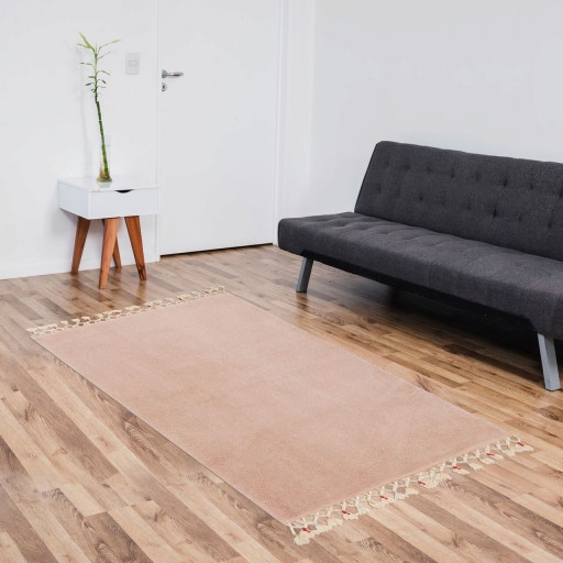 Covoras de baie, Alanur Home, 1609, 100x300 cm, Acril, Cappuccino