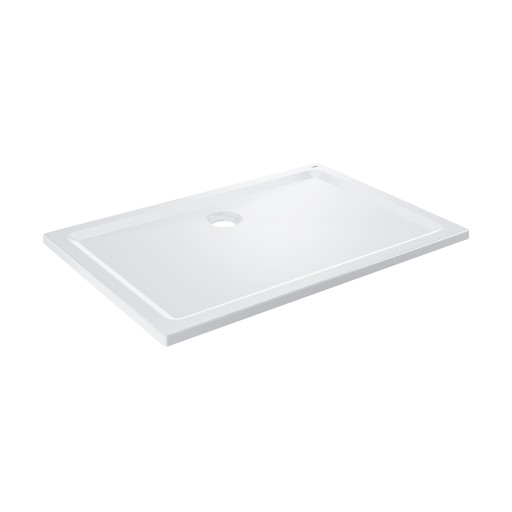 Cadita de dus Grohe 120x80x3cm acril alb