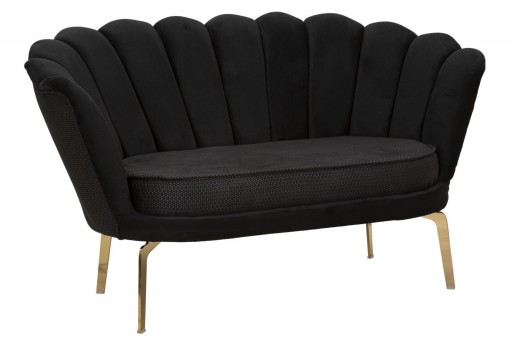 Mauro Ferretti CANAPEA VIENNA PLUS NEGRA CM 136X76X78