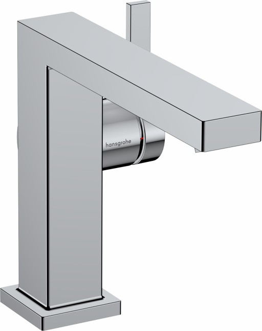 Baterie lavoar Hansgrohe Tecturis E 110 Fine CoolStart ventil click-clack crom