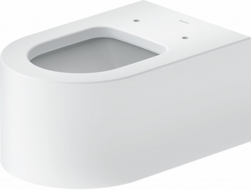 Vas wc suspendat Duravit Millio DuroCast interior ceramic alb cu HygieneGlaze alb mat satinat