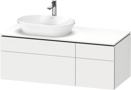 Dulap baza suspendat Duravit L-Cube 122x55cm alb mat