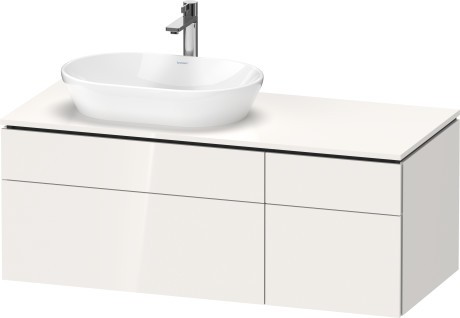 Dulap baza suspendat Duravit L-Cube 122x55cm alb lucios decor