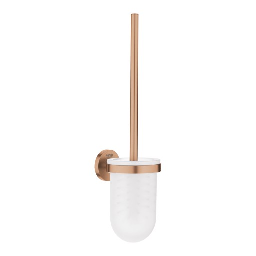 Perie wc cu suport de perete Grohe Essentials brushed warm sunset