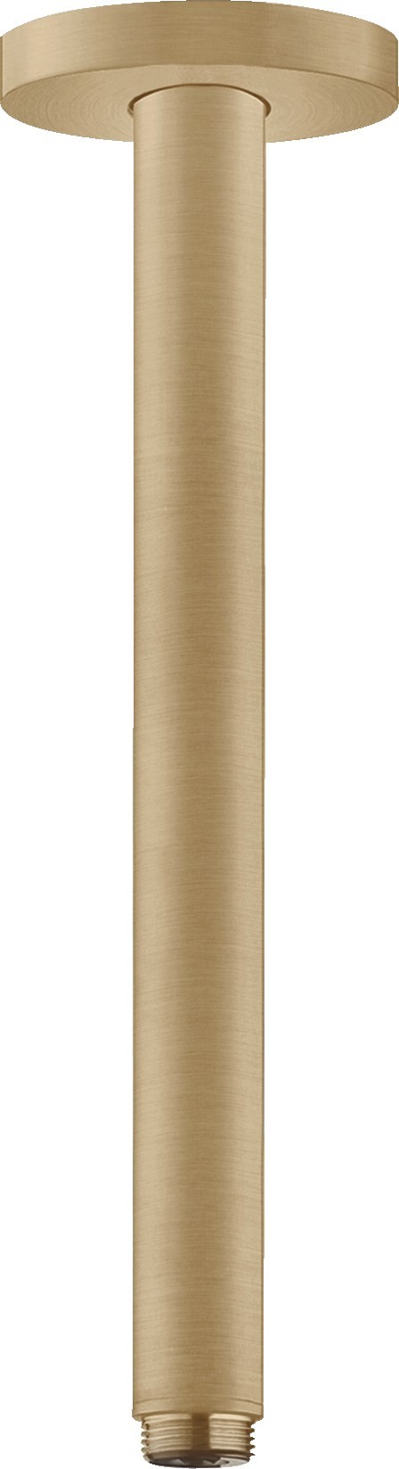 Brat de dus Hansgrohe S cu prindere in tavan 30cm bronz periat