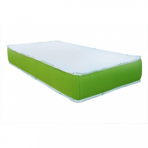 Saltea Green Future NATURE KIDS , husă cu fibre de bambus și structură cu spumă latex, 70x140 cm