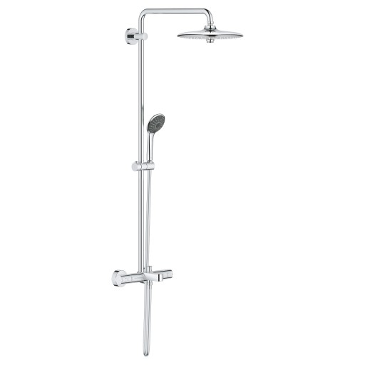 Coloana de dus Grohe Vitalio Joy System 260 cu baterie cada termostatata crom