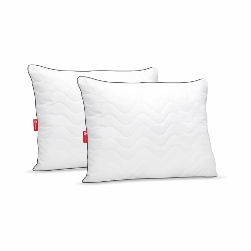 Set 2 x Perne Comfort Plus cu microfibră, husă microfibră, 50x70 cm