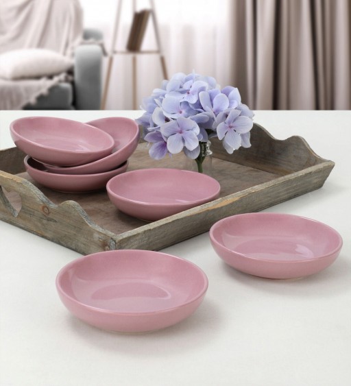 Set boluri pentru sos, Keramika, 275KRM1458, Ceramica, Mov